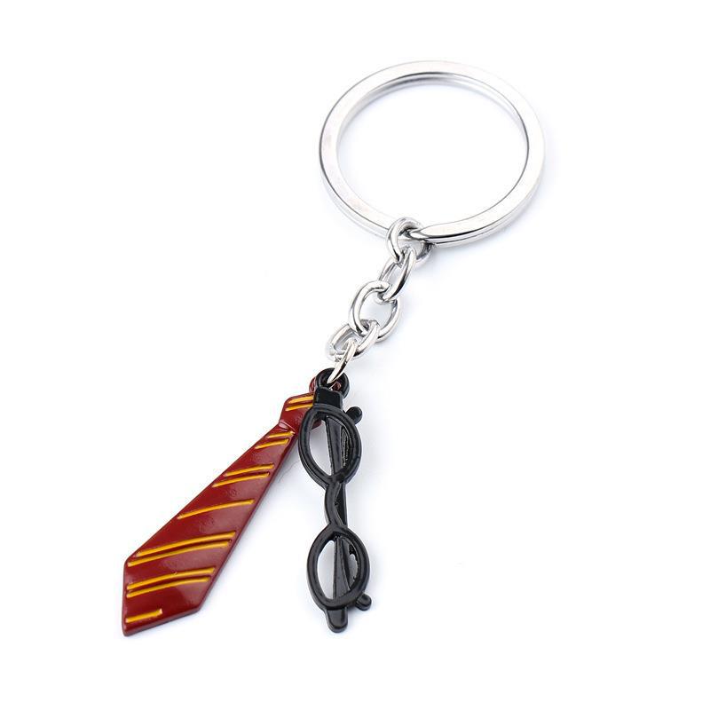 Harry Potter Tie & Glasses Keychain