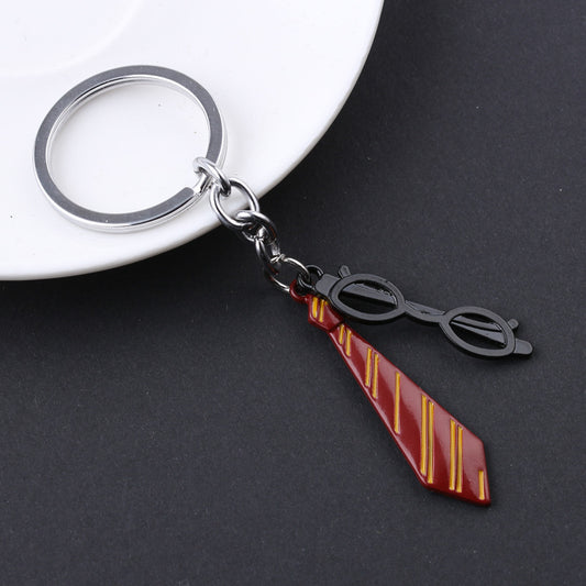 Harry Potter Tie & Glasses Keychain