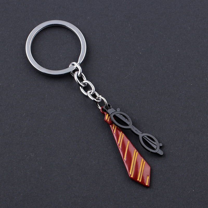 Harry Potter Tie & Glasses Keychain