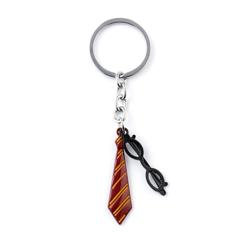 Harry Potter Tie & Glasses Keychain