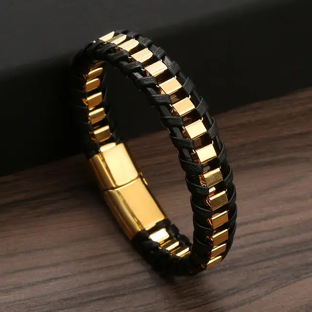 Gents Leather Bracelet