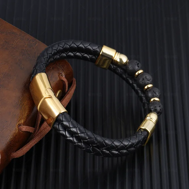 Gents Leather Bracelet