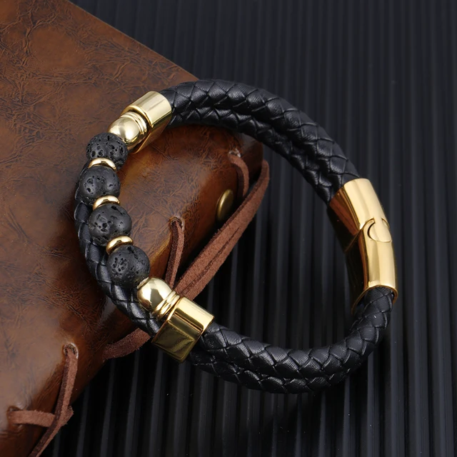 Gents Leather Bracelet