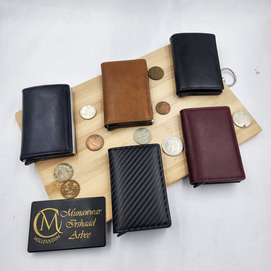 Leather Card Wallet Single Slot