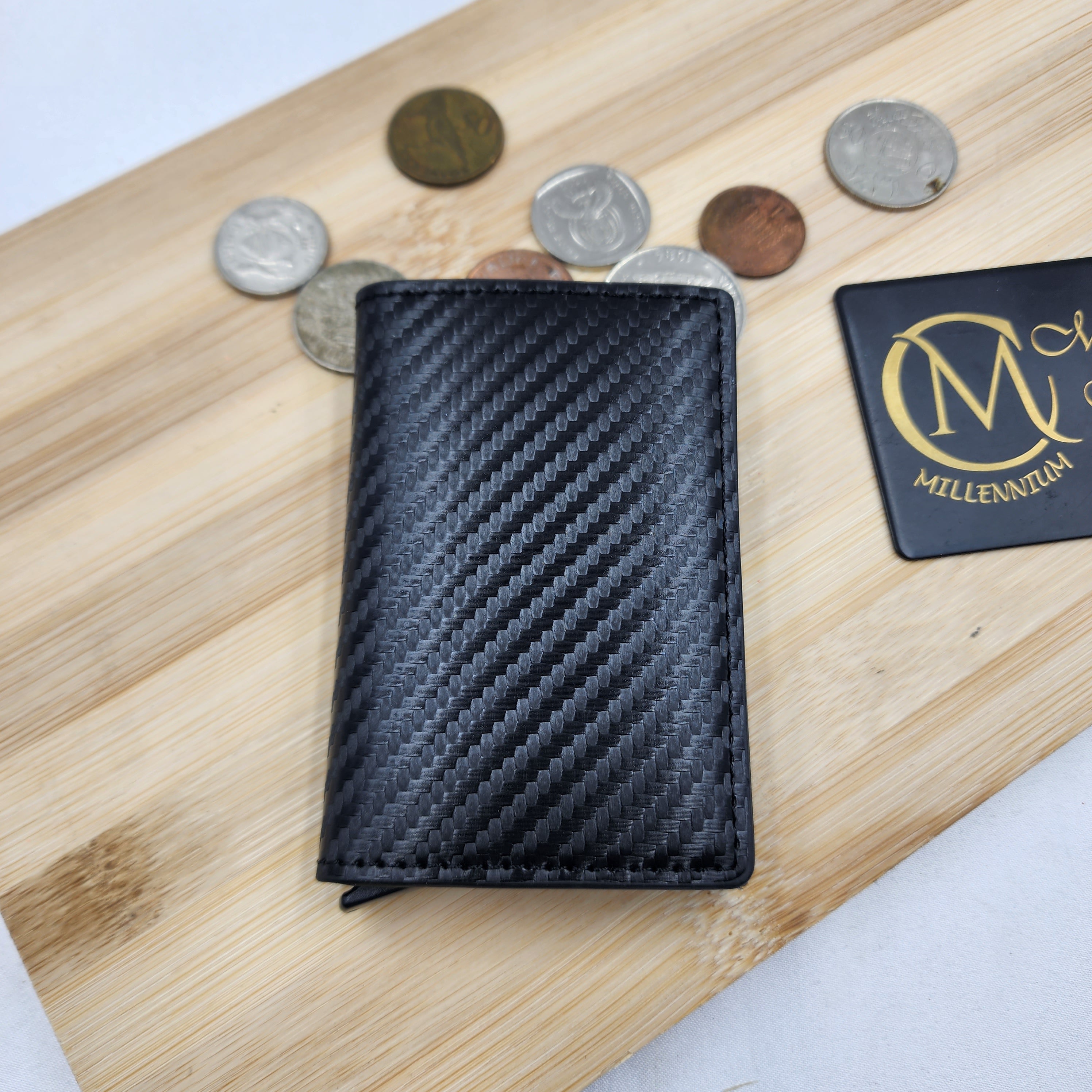 Leather Card Wallet Single Slot