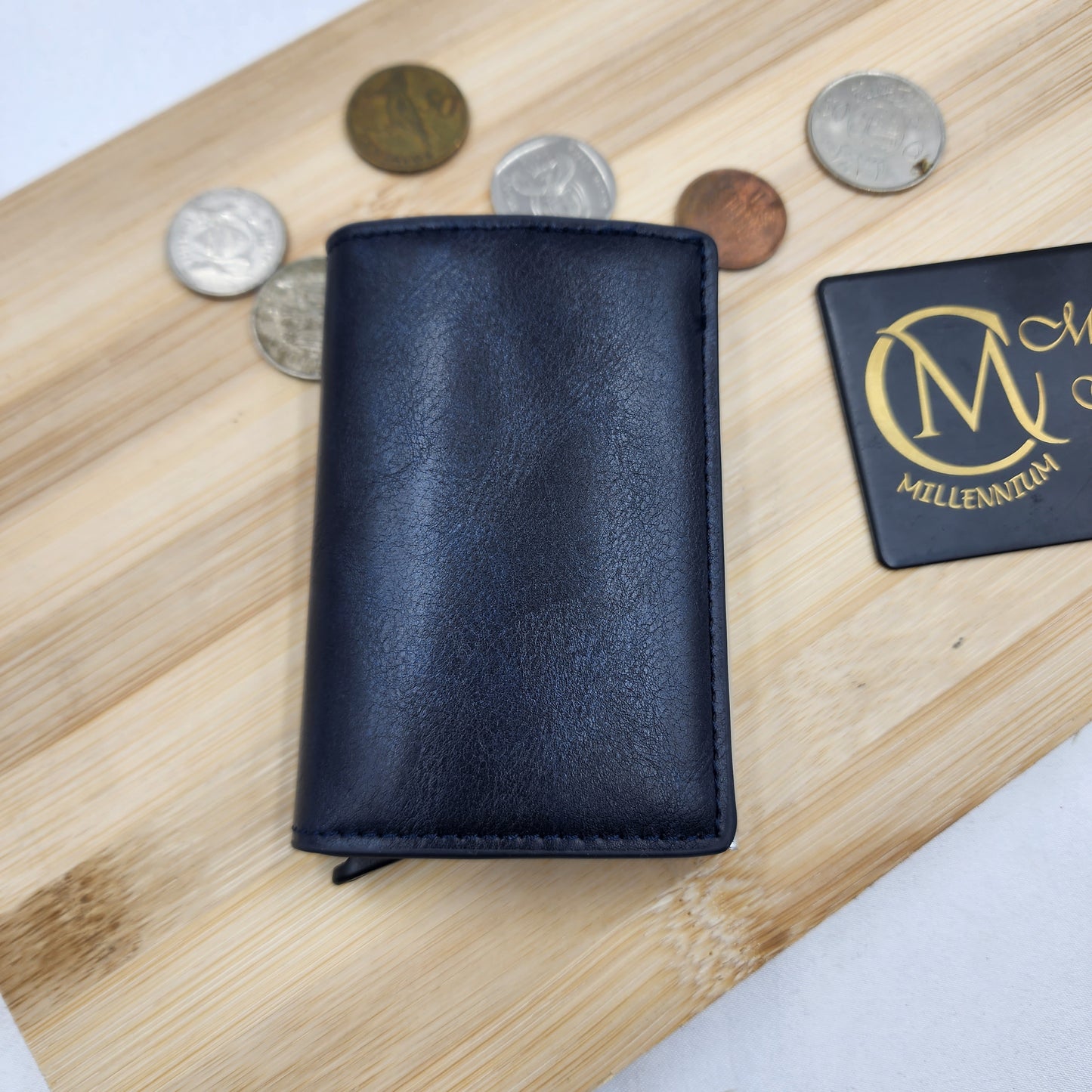 Leather Card Wallet Single Slot