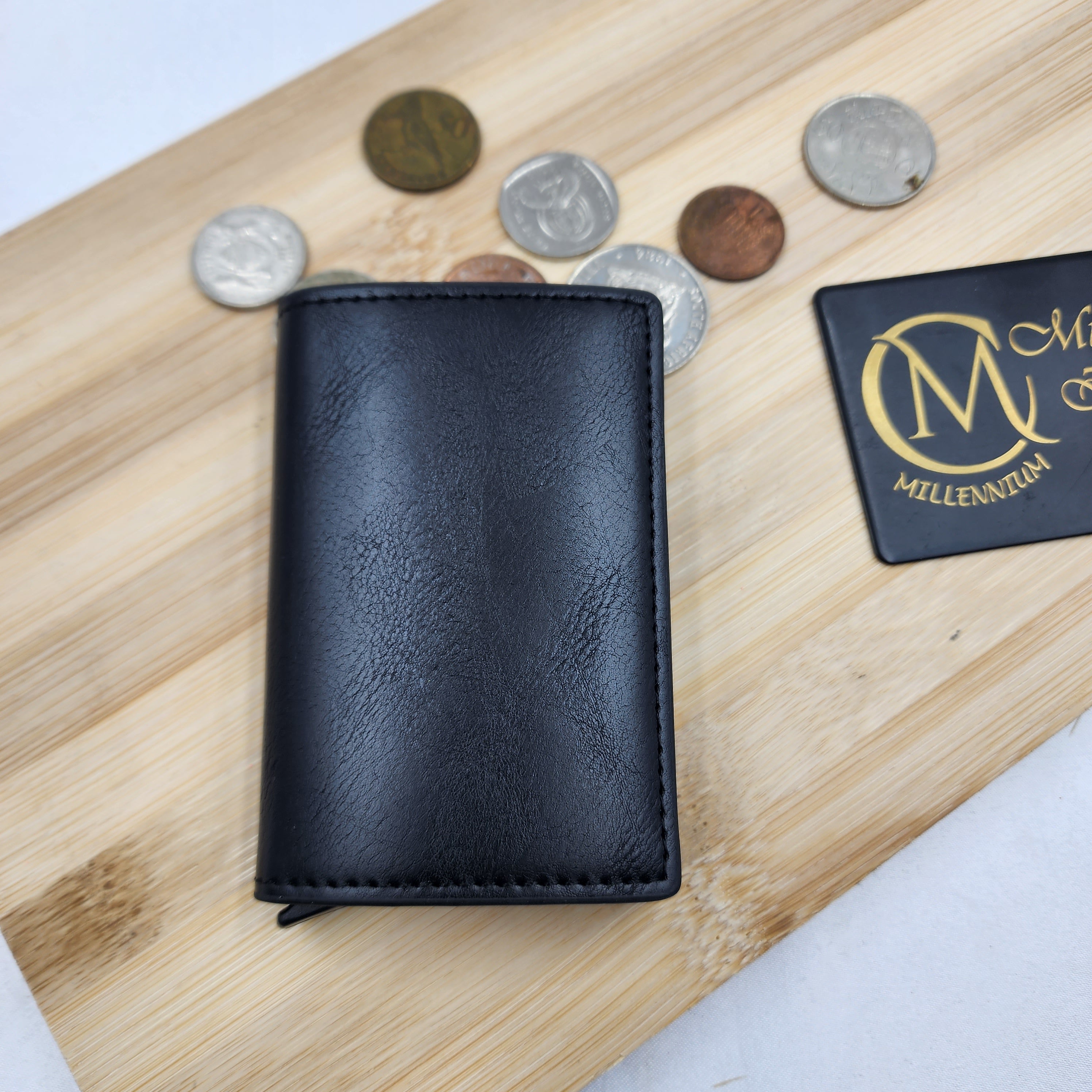 Leather Card Wallet Single Slot