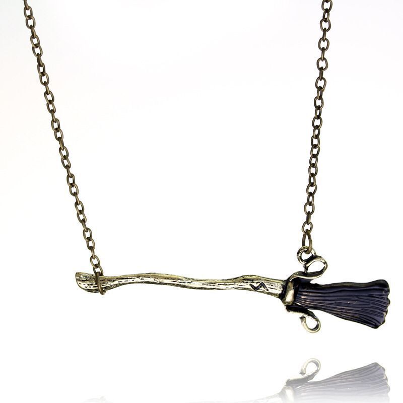 Harry Potter Broom Necklace