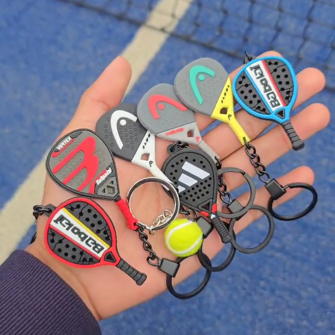 Padel Racket Keychain