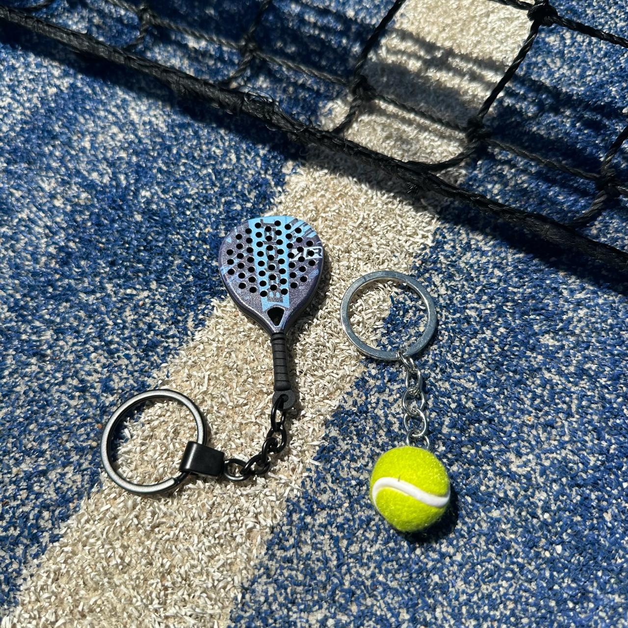 Padel Racket Keychain