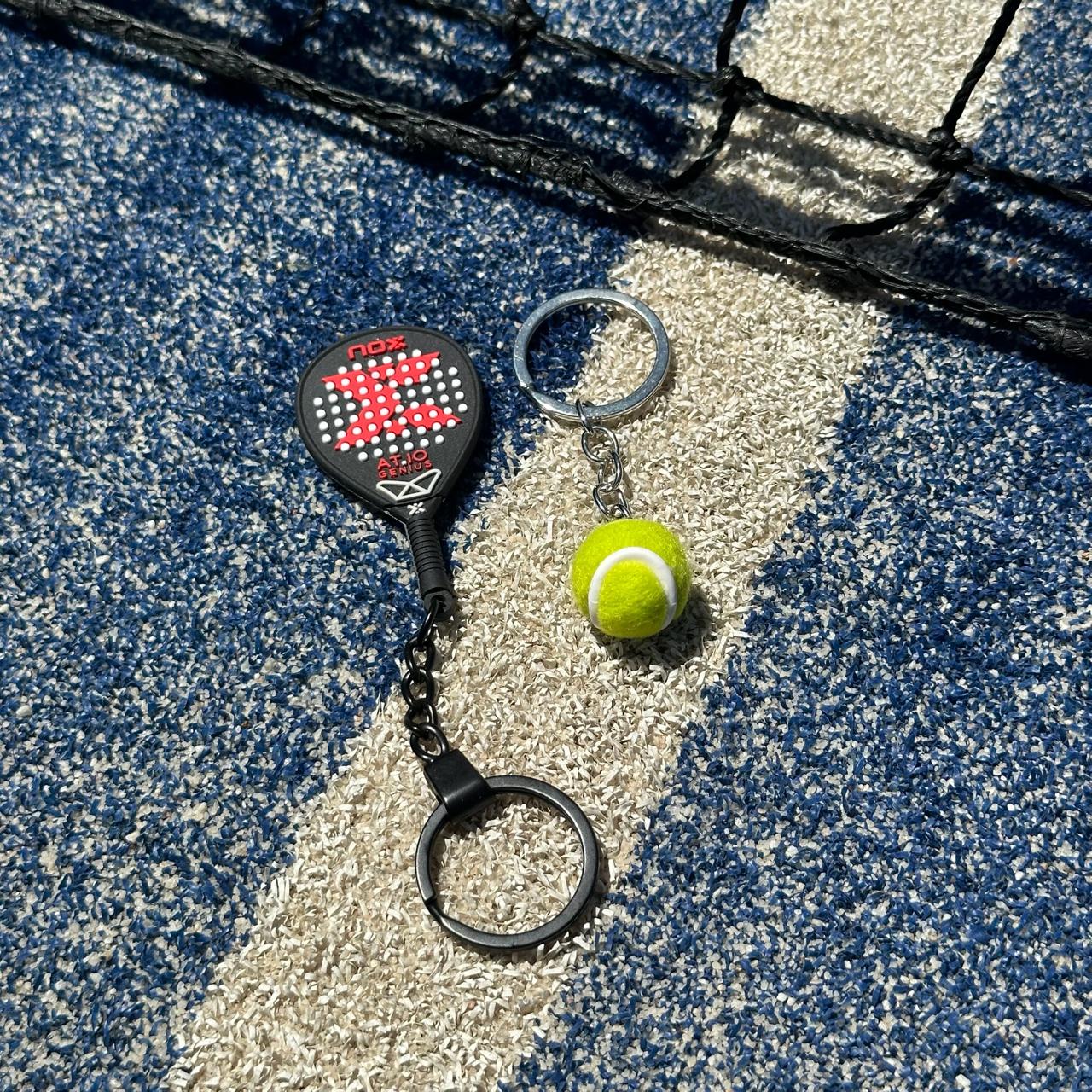 Padel Racket Keychain