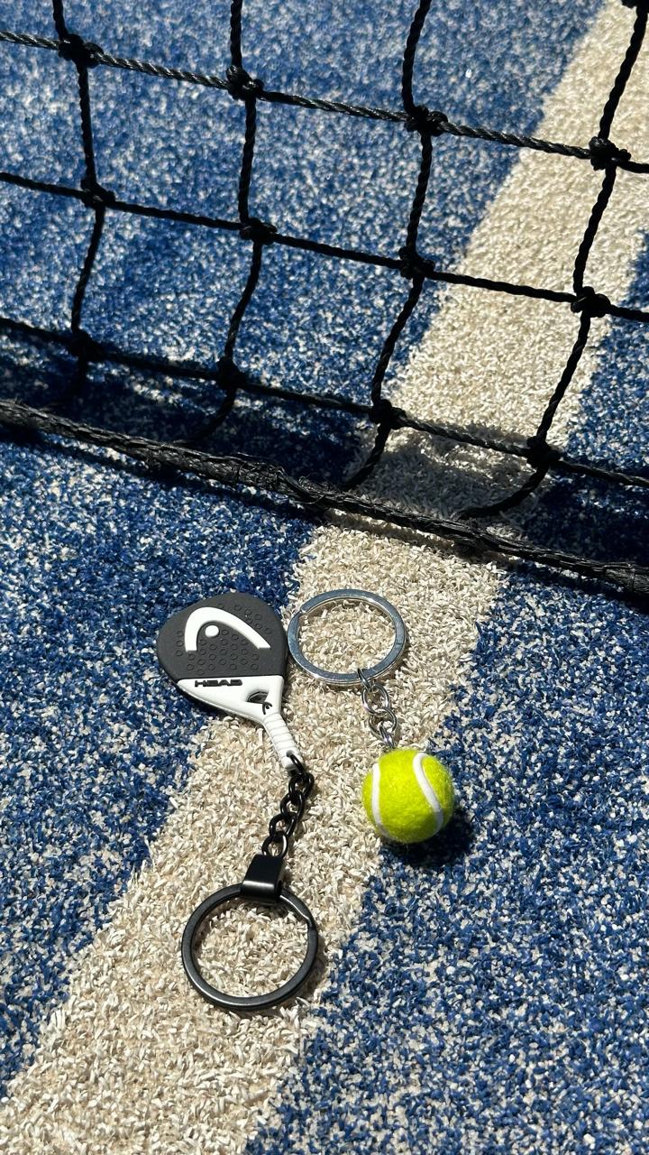 Padel Racket Keychain