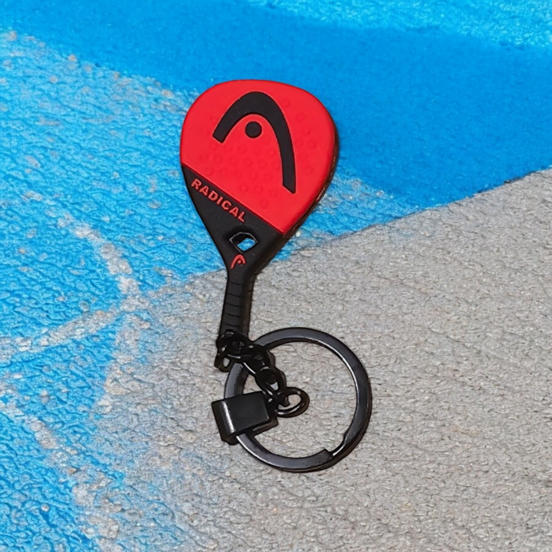 Padel Racket Keychain