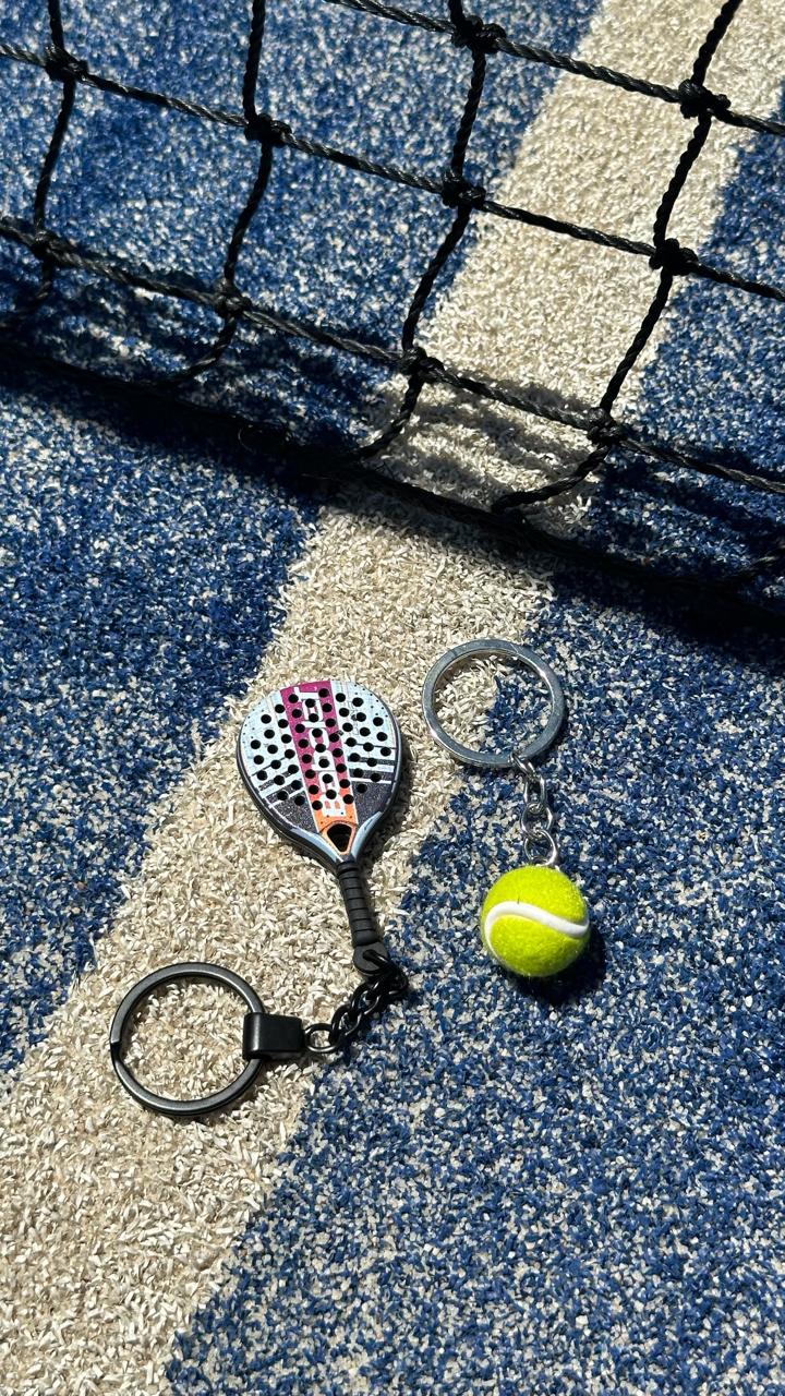 Padel Racket Keychain