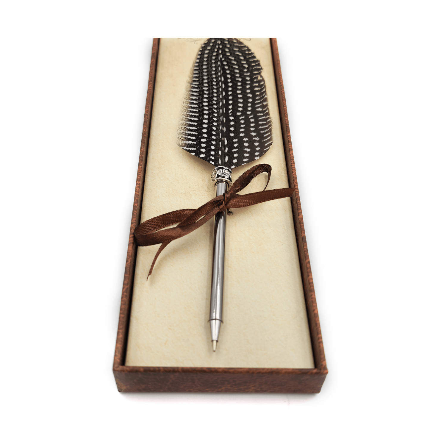 0.5mm Feather Ballpoint Brown Design Pen Set