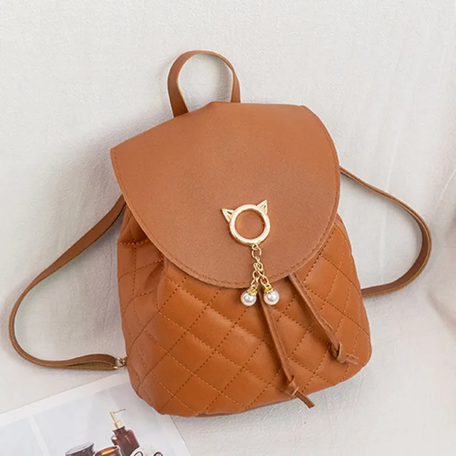 Ladies Leather Backpack