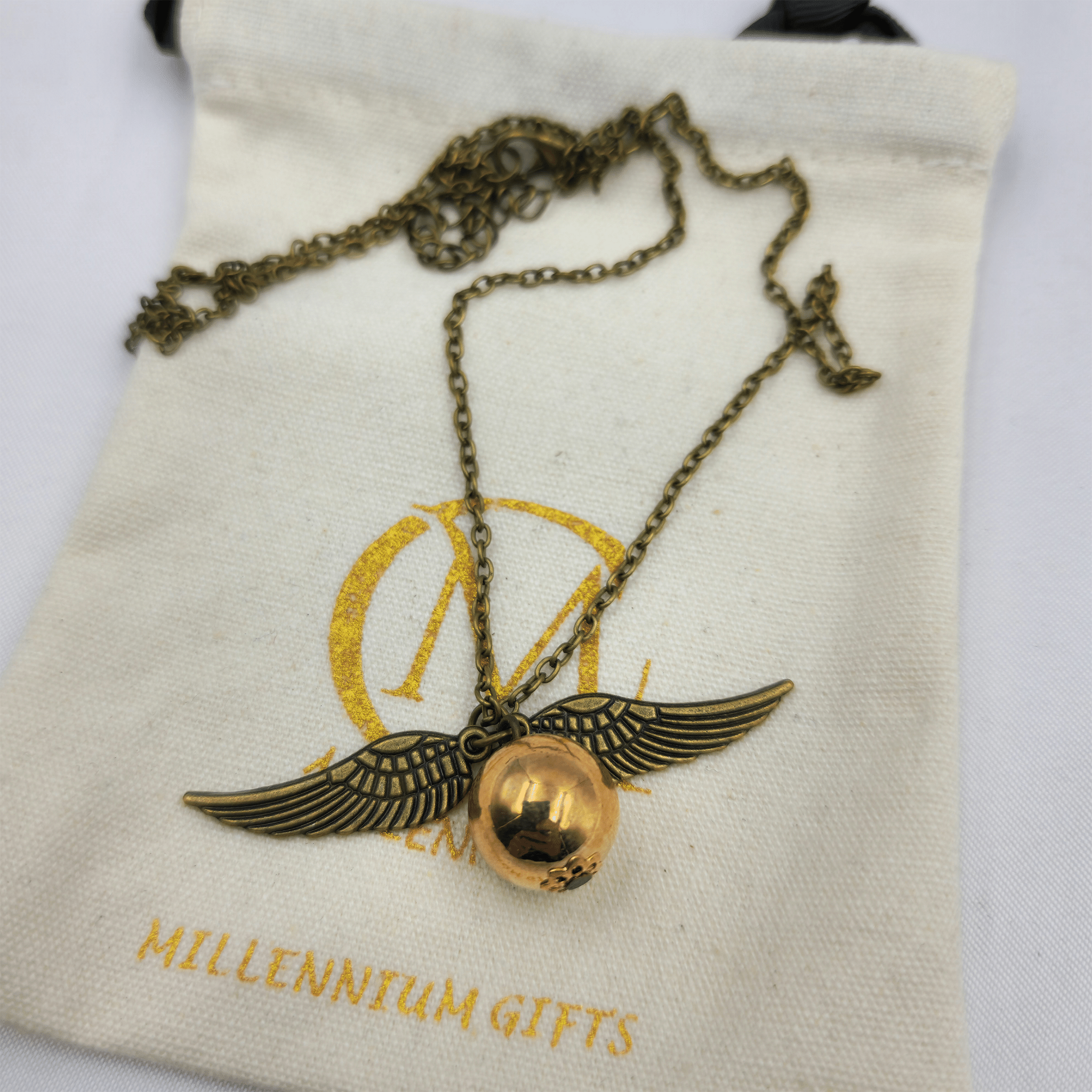 Harry Potter Golden Snitch Necklace