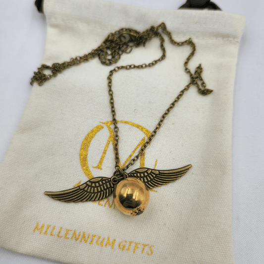 Harry Potter Golden Snitch Necklace