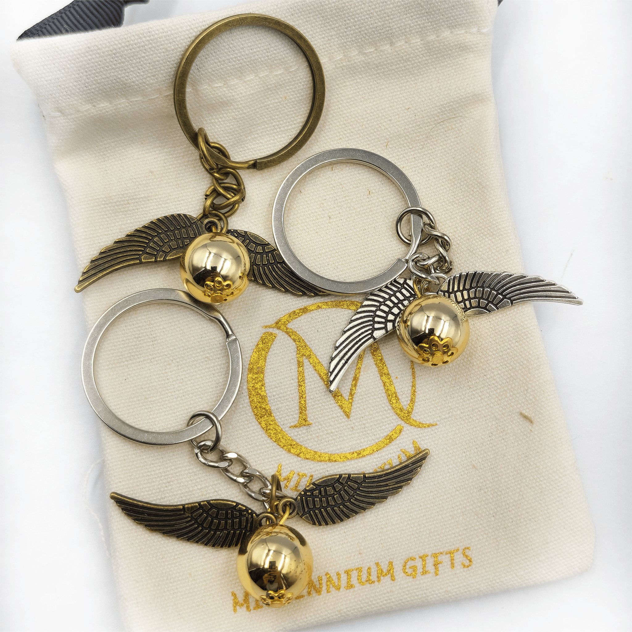 Harry Potter Golden Snitch Keychain