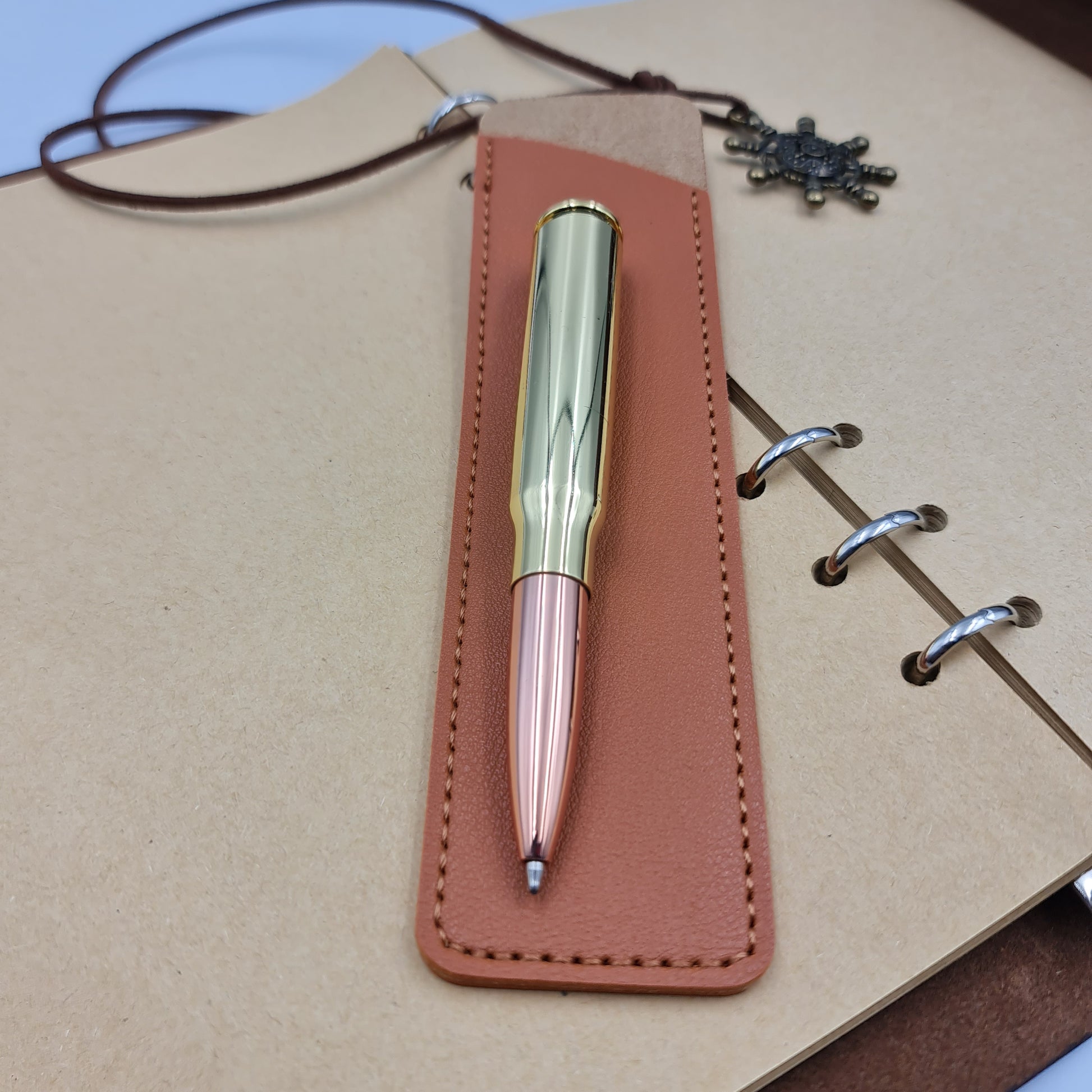 Millen Gifts is pleased to bring to you our one of a kind range of Bullet Pens  0.5mm Ballpoint Twist Bullet Pen 0.5mm Ballpoint Lid Bullet Pen Fountain Bullet Pen The Bullet Pen comes included with the Leather Pen Pouch and an option to add your very own personalized laser engraving to the item.