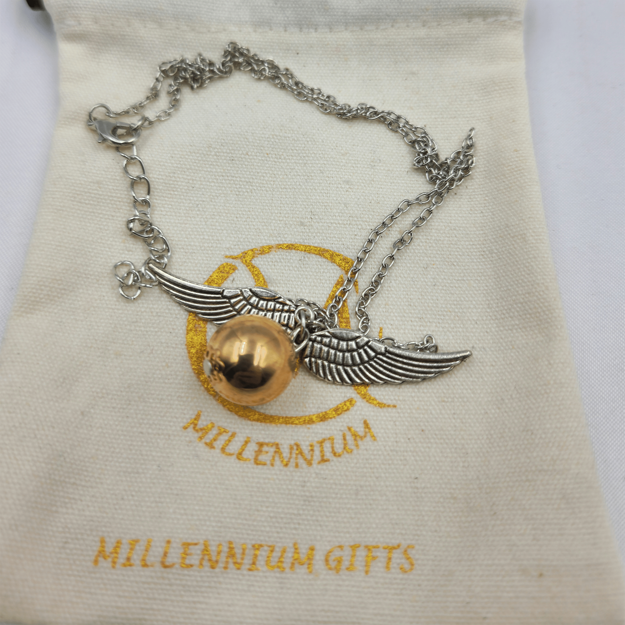 Harry Potter Golden Snitch Necklace