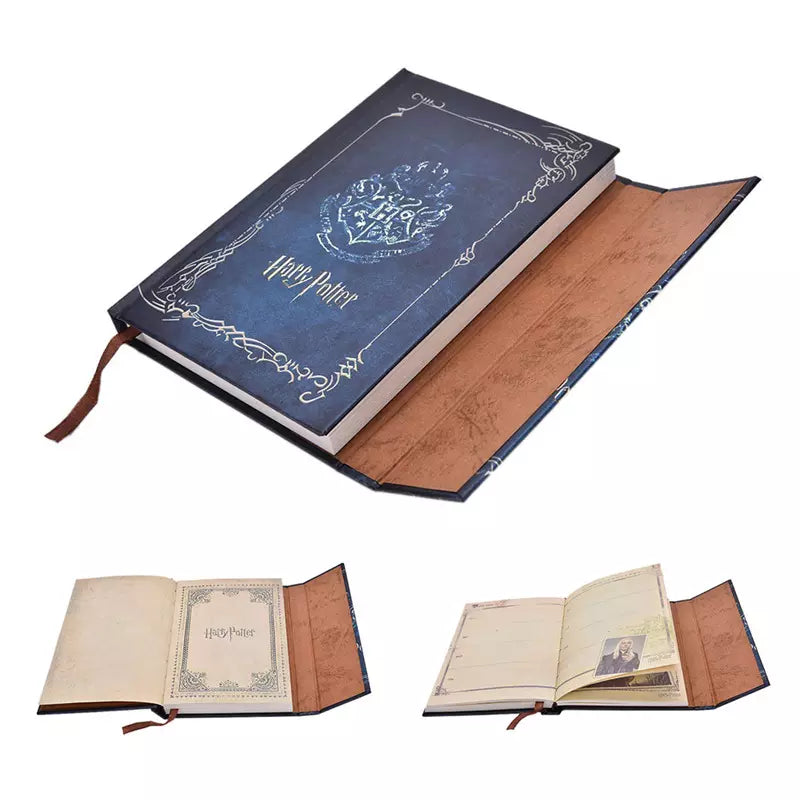 Harry Potter themed Journal.  Option to add a personalized laser engraving on the journal.