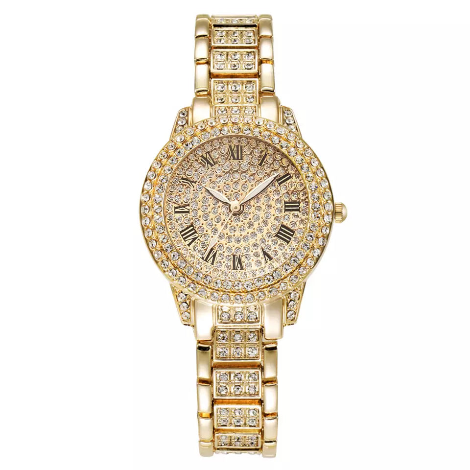 Ladies Watch & Bracelet Set