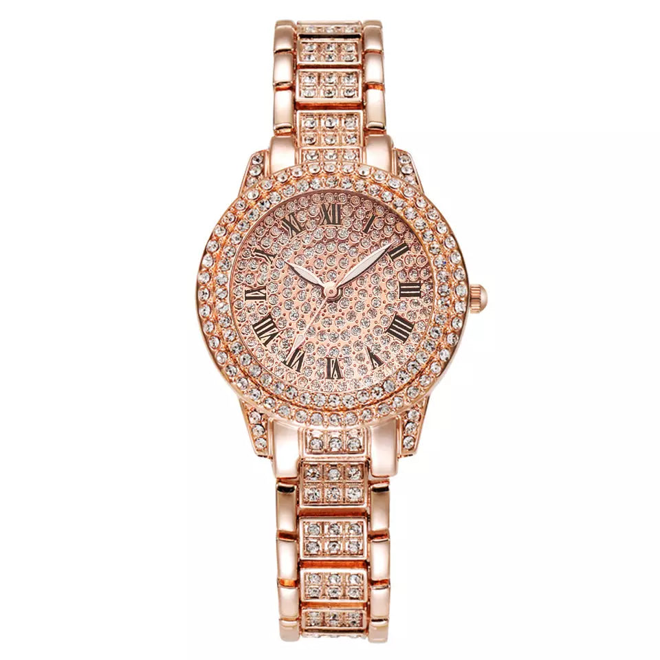 Ladies Watch & Bracelet Set