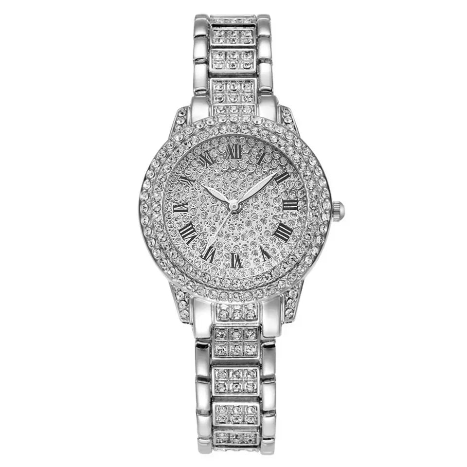 Ladies Watch & Bracelet Set