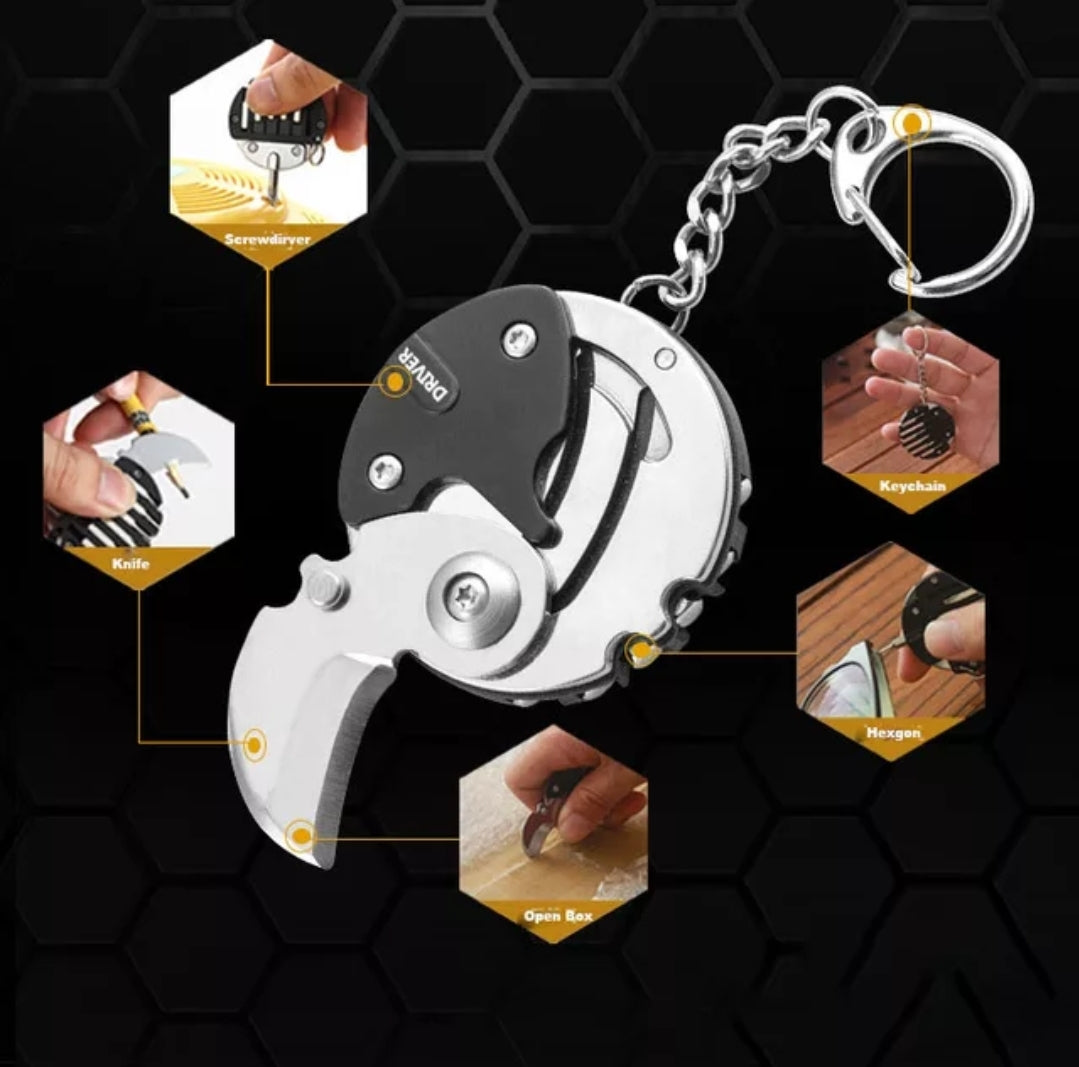 Mini Multitool Keychain