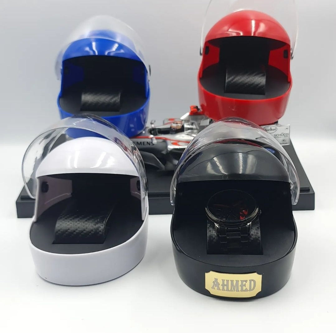 Racing Helmet Watch Box