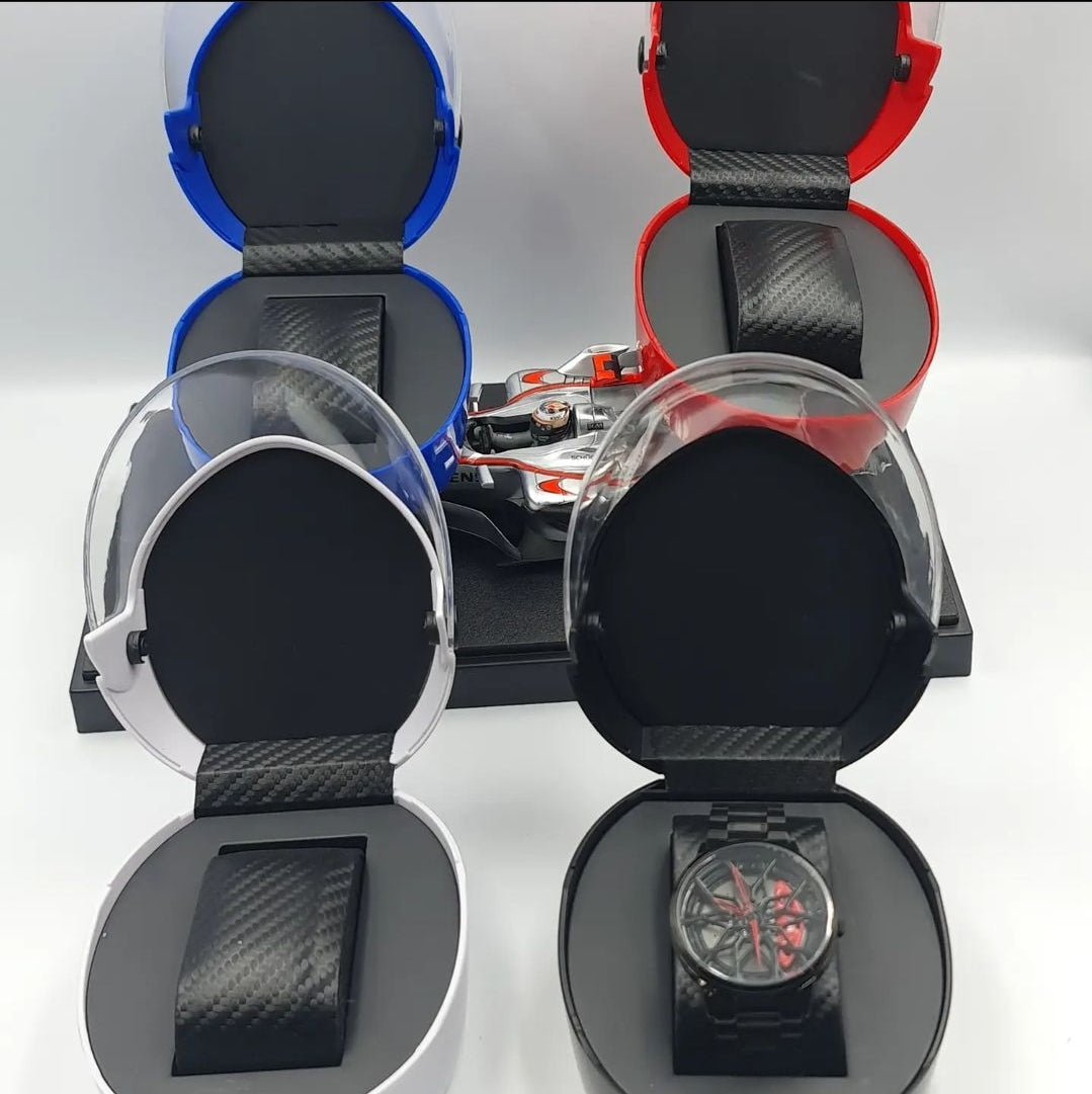 Racing Helmet Watch Box