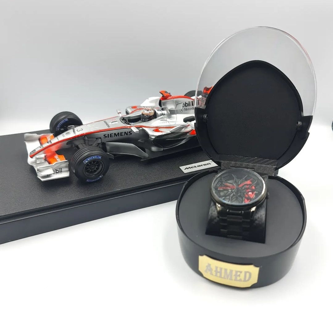 Racing Helmet Watch Box